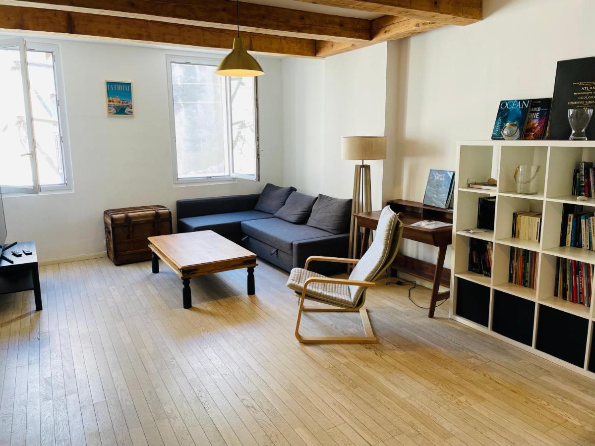 Duplex La Ciotat - Superbe 85 M2 - 6 Pers - 3 Chambres - Climatisation - Vue Mer Et Proche Du Vieux Port La Ciotat Luaran gambar